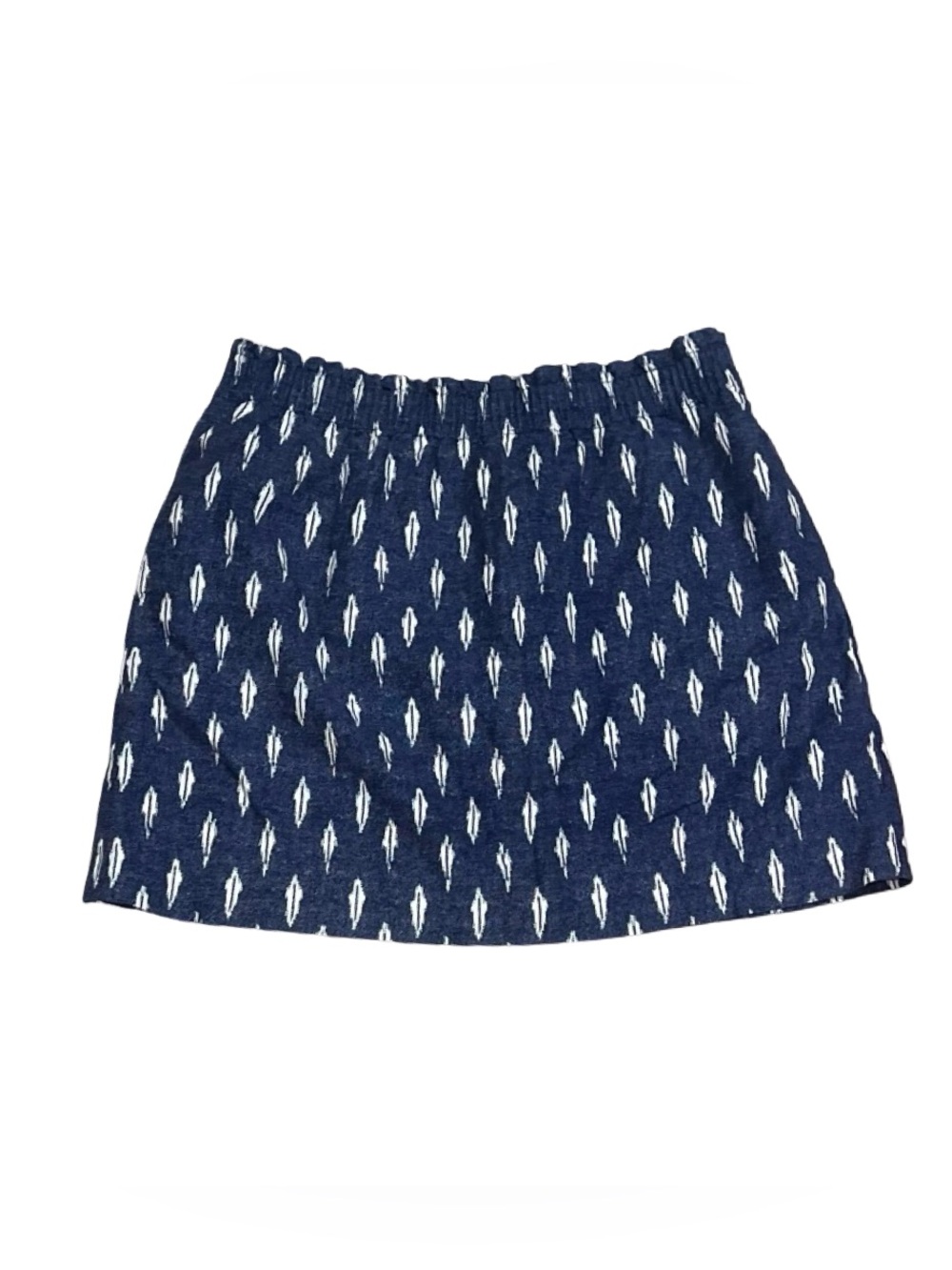 J Crew Ikat Chambray Skirt
